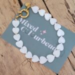 Hart mixedcolourbeads armband